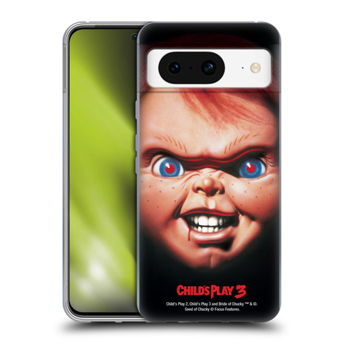 Child's Play III Key Art Doll Illustration Soft Gel Case for Google Pixel 8