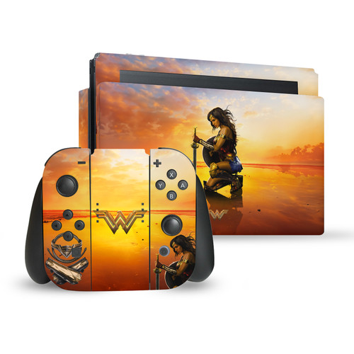 Wonder Woman Movie Posters Sword And Shield Vinyl Sticker Skin Decal Cover for Nintendo Switch Bundle