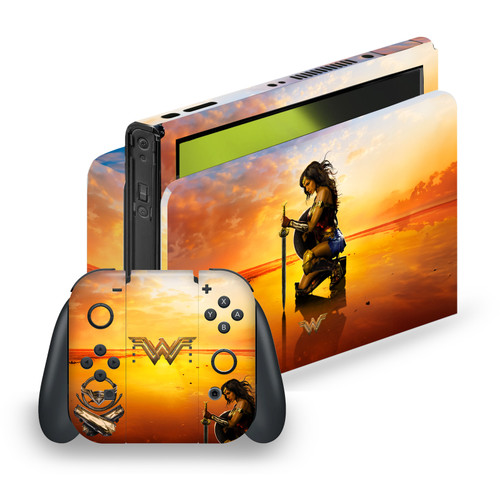 Wonder Woman Movie Posters Sword And Shield Vinyl Sticker Skin Decal Cover for Nintendo Switch OLED