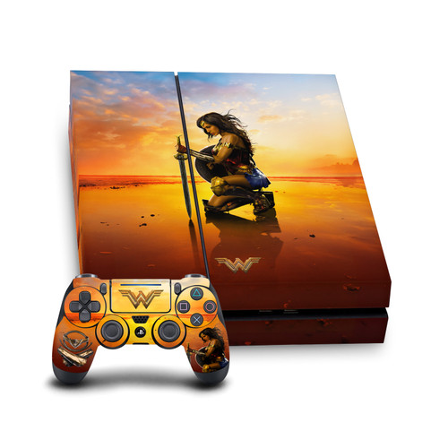Wonder Woman Movie Posters Sword And Shield Vinyl Sticker Skin Decal Cover for Sony PS4 Console & Controller