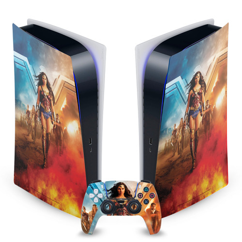 Wonder Woman Movie Posters Group Vinyl Sticker Skin Decal Cover for Sony PS5 Digital Edition Bundle