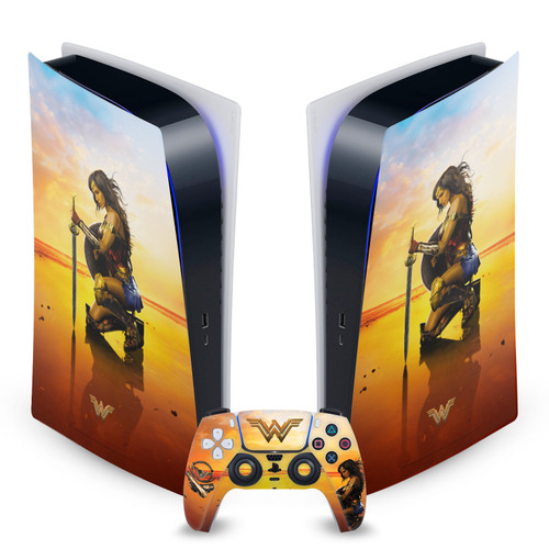 Wonder Woman Movie Posters Sword And Shield Vinyl Sticker Skin Decal Cover for Sony PS5 Digital Edition Bundle
