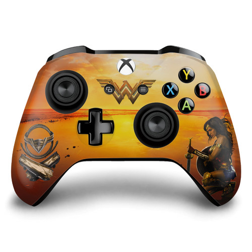 Wonder Woman Movie Posters Sword And Shield Vinyl Sticker Skin Decal Cover for Microsoft Xbox One S / X Controller
