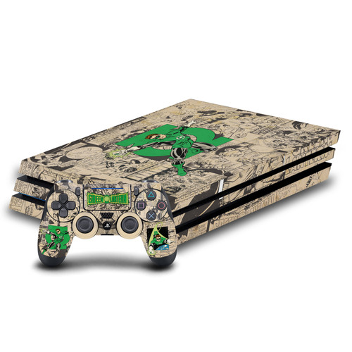 Green Lantern DC Comics Comic Book Covers Character Collage Vinyl Sticker Skin Decal Cover for Sony PS4 Pro Bundle