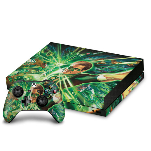 Green Lantern DC Comics Comic Book Covers Corps Vinyl Sticker Skin Decal Cover for Microsoft Xbox One X Bundle