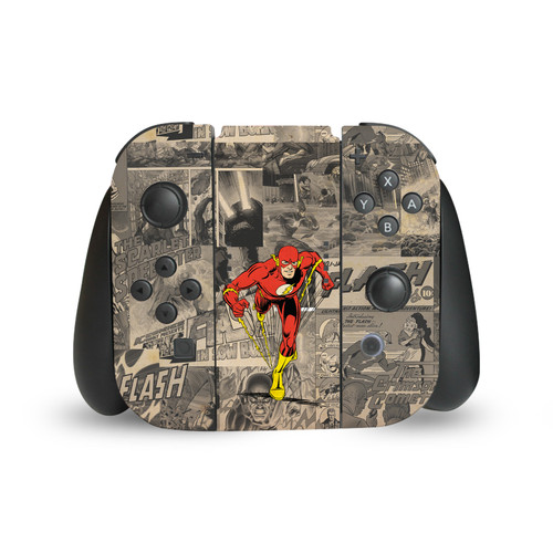 The Flash DC Comics Comic Book Art Character Collage Vinyl Sticker Skin Decal Cover for Nintendo Switch Joy Controller