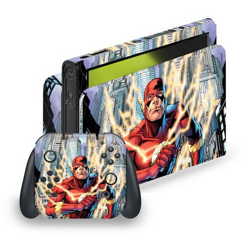 The Flash DC Comics Comic Book Art Flashpoint Vinyl Sticker Skin Decal Cover for Nintendo Switch OLED