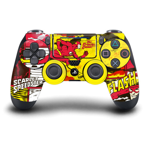 The Flash DC Comics Comic Book Art Panel Collage Vinyl Sticker Skin Decal Cover for Sony DualShock 4 Controller