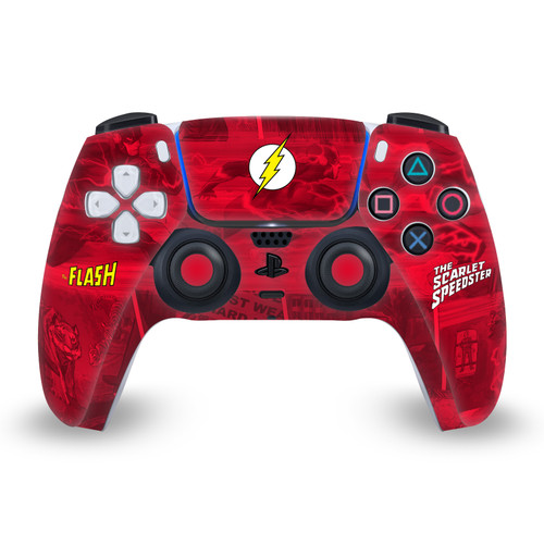 The Flash DC Comics Comic Book Art Logo Vinyl Sticker Skin Decal Cover for Sony PS5 Sony DualSense Controller