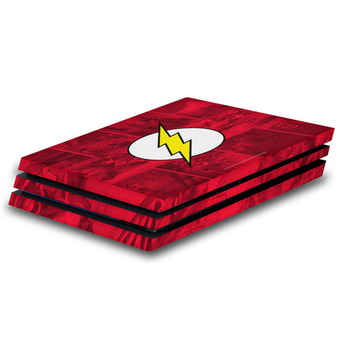 The Flash DC Comics Comic Book Art Logo Vinyl Sticker Skin Decal Cover for Sony PS4 Pro Console