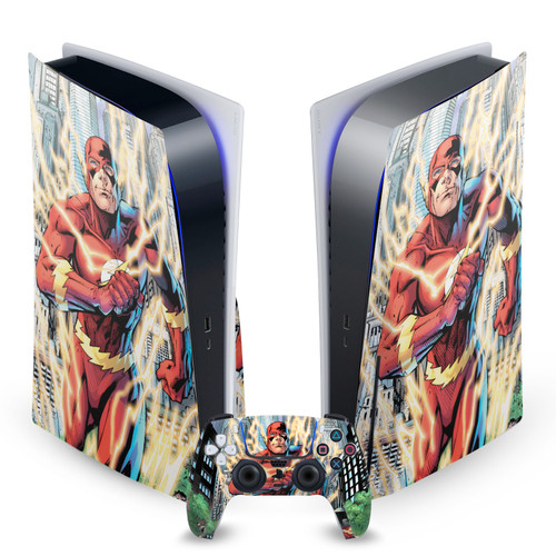 The Flash DC Comics Comic Book Art Flashpoint Vinyl Sticker Skin Decal Cover for Sony PS5 Disc Edition Bundle
