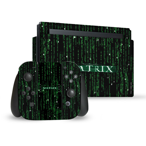 The Matrix Key Art Codes Vinyl Sticker Skin Decal Cover for Nintendo Switch Bundle
