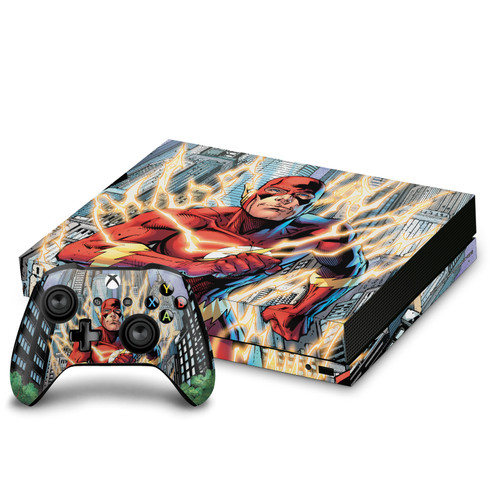 The Flash DC Comics Comic Book Art Flashpoint Vinyl Sticker Skin Decal Cover for Microsoft Xbox One X Bundle