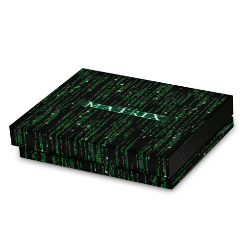 The Matrix Key Art Codes Vinyl Sticker Skin Decal Cover for Microsoft Xbox One X Console