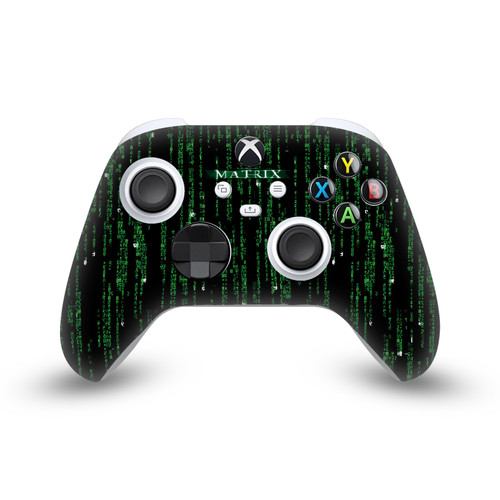 The Matrix Key Art Codes Vinyl Sticker Skin Decal Cover for Microsoft Xbox Series X / Series S Controller