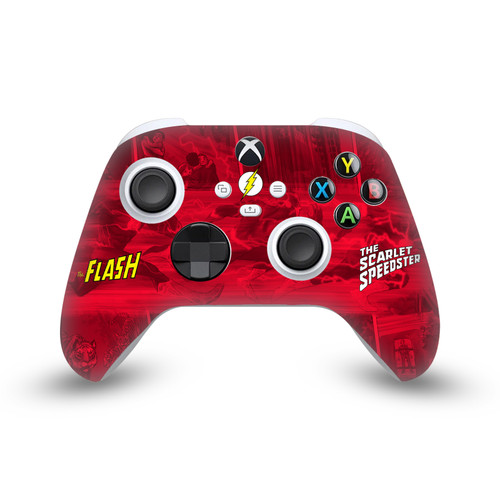 The Flash DC Comics Comic Book Art Logo Vinyl Sticker Skin Decal Cover for Microsoft Xbox Series X / Series S Controller