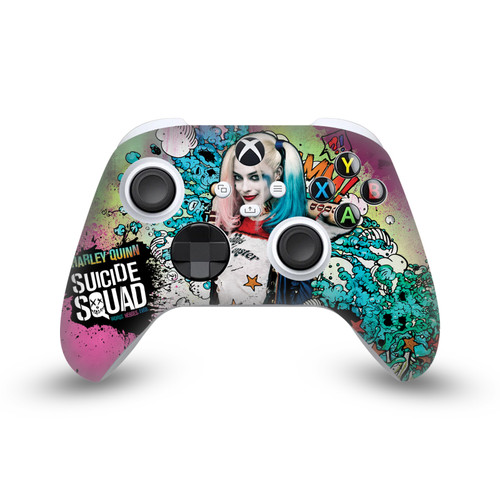 Suicide Squad 2016 Graphics Harley Quinn Poster Vinyl Sticker Skin Decal Cover for Microsoft Xbox Series X / Series S Controller
