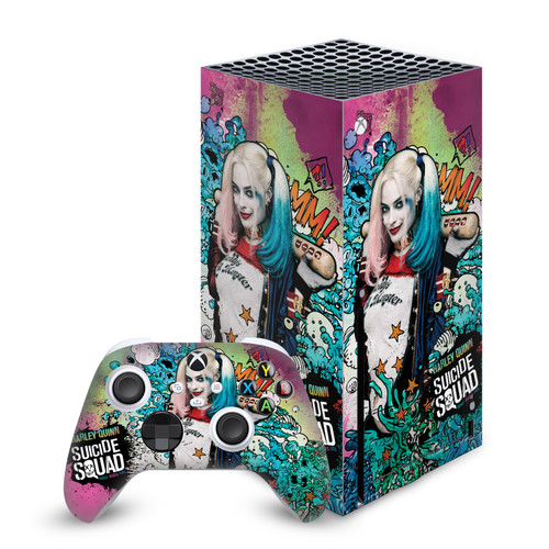 Suicide Squad 2016 Graphics Harley Quinn Poster Vinyl Sticker Skin Decal Cover for Microsoft Series X Console & Controller