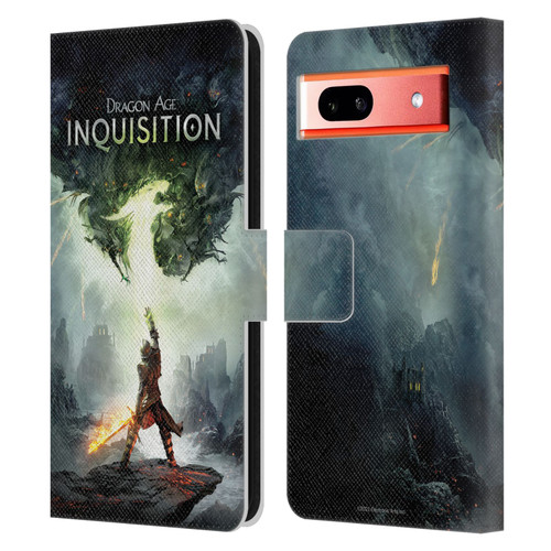 EA Bioware Dragon Age Inquisition Graphics Key Art 2014 Leather Book Wallet Case Cover For Google Pixel 7a