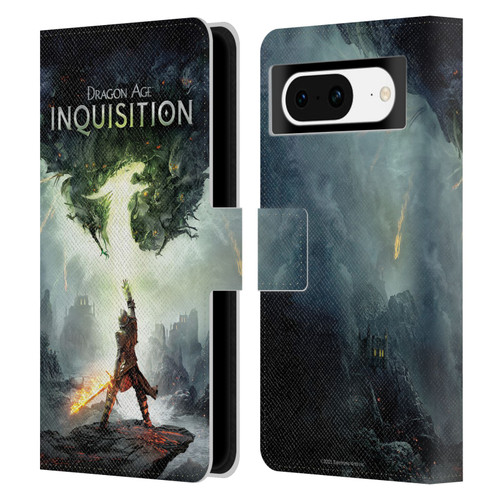 EA Bioware Dragon Age Inquisition Graphics Key Art 2014 Leather Book Wallet Case Cover For Google Pixel 8
