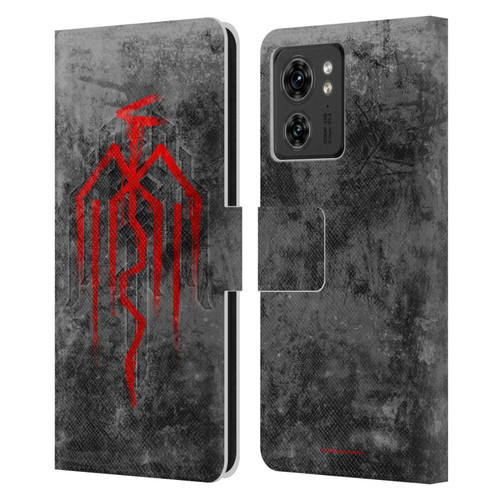 EA Bioware Dragon Age Heraldry City Of Chains Symbol Leather Book Wallet Case Cover For Motorola Moto Edge 40