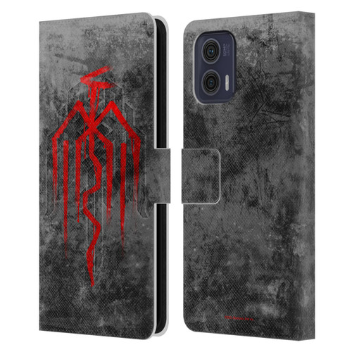 EA Bioware Dragon Age Heraldry City Of Chains Symbol Leather Book Wallet Case Cover For Motorola Moto G73 5G
