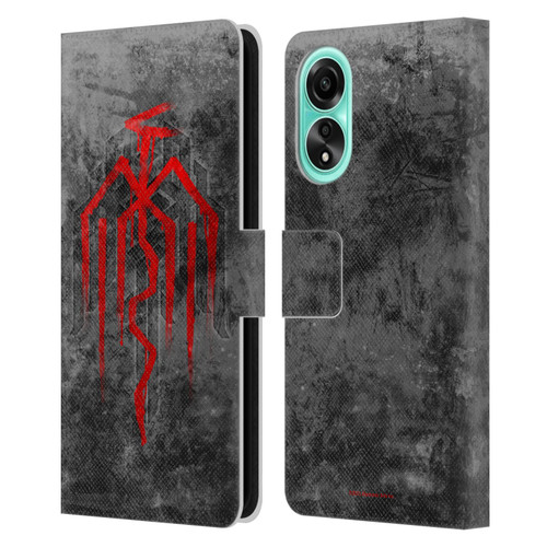 EA Bioware Dragon Age Heraldry City Of Chains Symbol Leather Book Wallet Case Cover For OPPO A78 5G