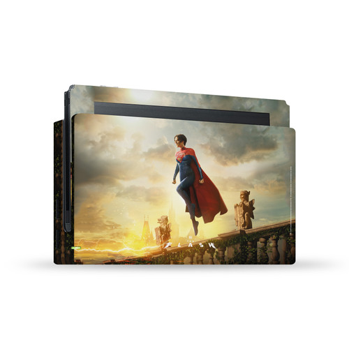 The Flash 2023 Graphic Art Supergirl Vinyl Sticker Skin Decal Cover for Nintendo Switch Console & Dock