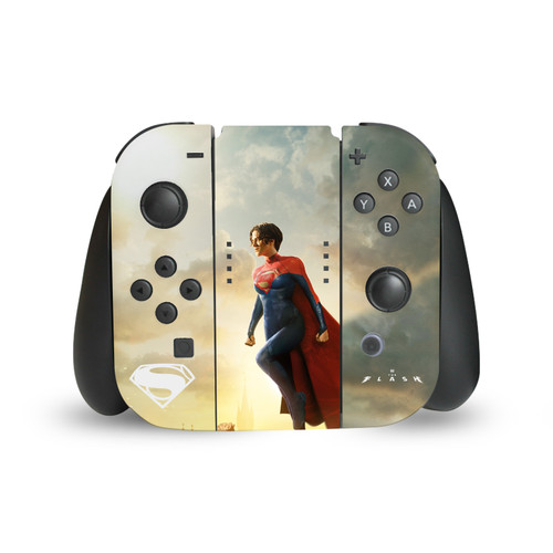 The Flash 2023 Graphic Art Supergirl Vinyl Sticker Skin Decal Cover for Nintendo Switch Joy Controller