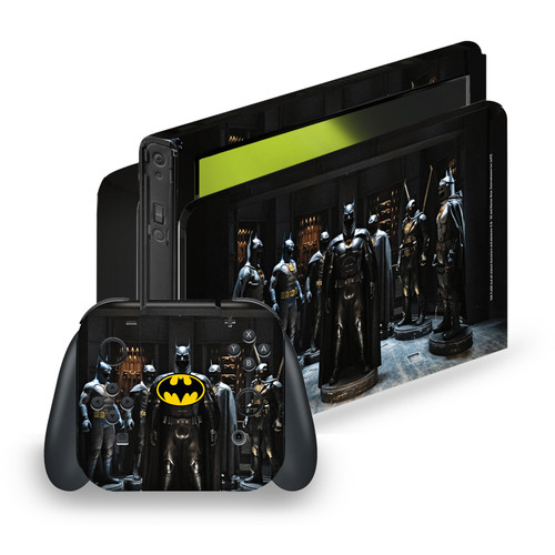 The Flash 2023 Graphic Art Batman Costume Vinyl Sticker Skin Decal Cover for Nintendo Switch OLED Bundle