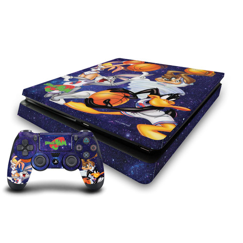 Space Jam (1996) Graphics Poster Vinyl Sticker Skin Decal Cover for Sony PS4 Slim Console & Controller