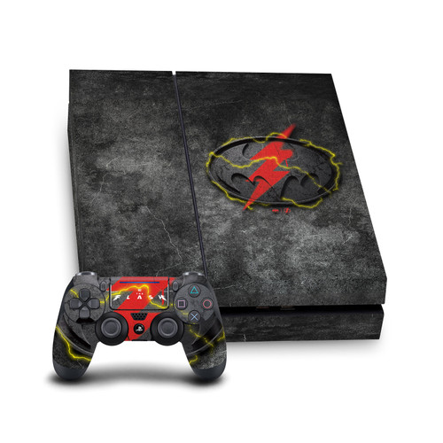 The Flash 2023 Graphic Art Batman Flash Logo Vinyl Sticker Skin Decal Cover for Sony PS4 Console & Controller