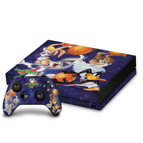 Space Jam (1996) Graphics Poster Vinyl Sticker Skin Decal Cover for Microsoft Xbox One X Bundle