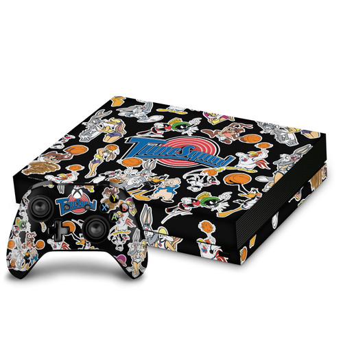 Space Jam (1996) Graphics Tune Squad Vinyl Sticker Skin Decal Cover for Microsoft Xbox One X Bundle