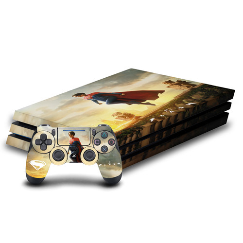 The Flash 2023 Graphic Art Supergirl Vinyl Sticker Skin Decal Cover for Sony PS4 Pro Bundle