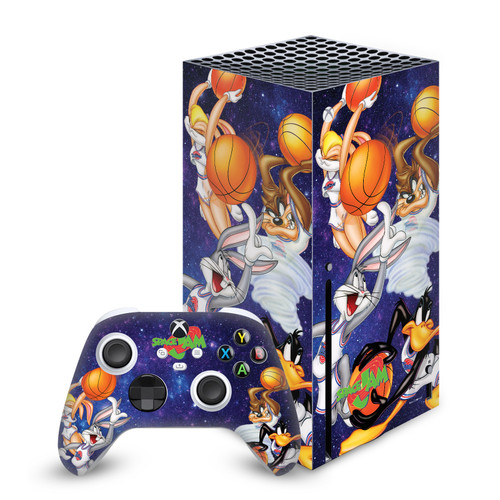 Space Jam (1996) Graphics Poster Vinyl Sticker Skin Decal Cover for Microsoft Series X Console & Controller
