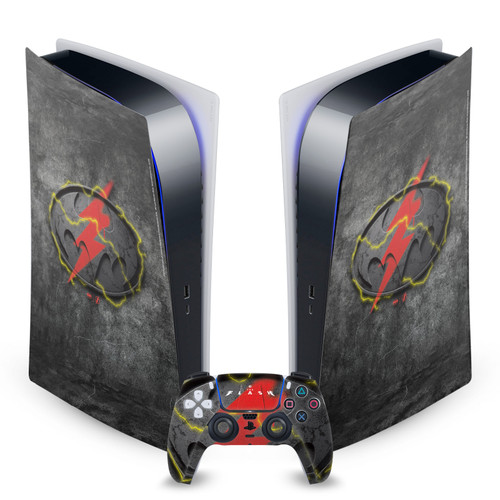 The Flash 2023 Graphic Art Batman Flash Logo Vinyl Sticker Skin Decal Cover for Sony PS5 Digital Edition Bundle