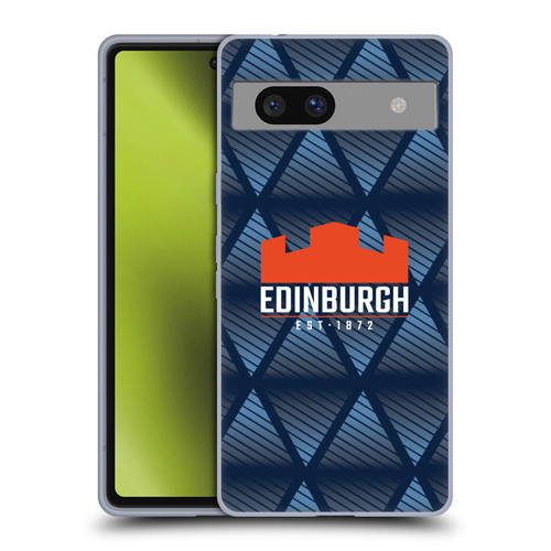 Edinburgh Rugby Graphics Pattern Soft Gel Case for Google Pixel 7a