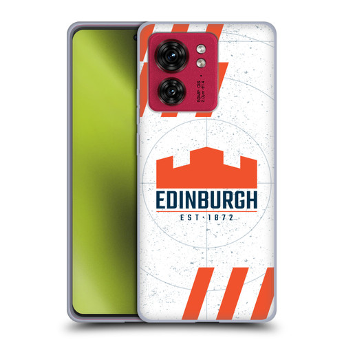 Edinburgh Rugby Logo Art White Soft Gel Case for Motorola Moto Edge 40