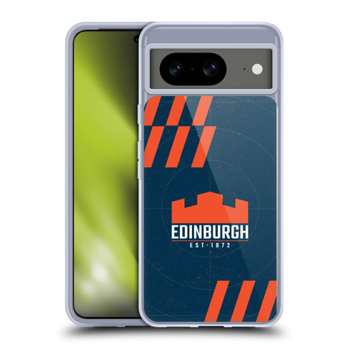 Edinburgh Rugby Logo Art Navy Blue Soft Gel Case for Google Pixel 8