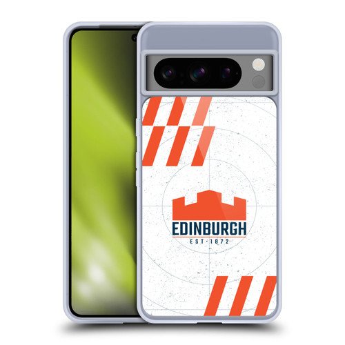 Edinburgh Rugby Logo Art White Soft Gel Case for Google Pixel 8 Pro