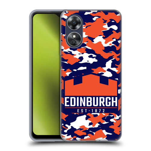 Edinburgh Rugby Logo 2 Camouflage Soft Gel Case for OPPO A17