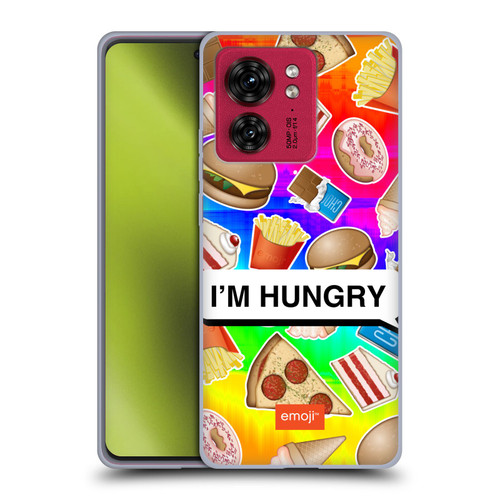 emoji® Food Hungry Soft Gel Case for Motorola Moto Edge 40