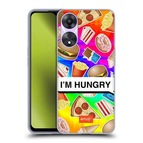 emoji® Food Hungry Soft Gel Case for OPPO A78 5G