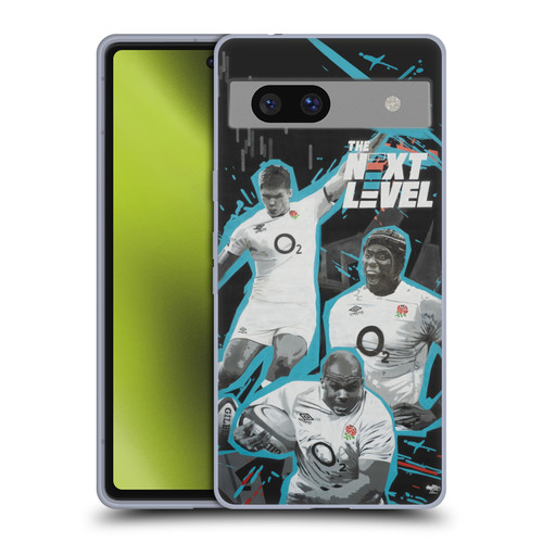 England Rugby Union Mural Next Level Soft Gel Case for Google Pixel 7a