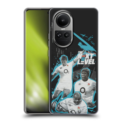 England Rugby Union Mural Next Level Soft Gel Case for OPPO Reno10 5G / Reno10 Pro 5G