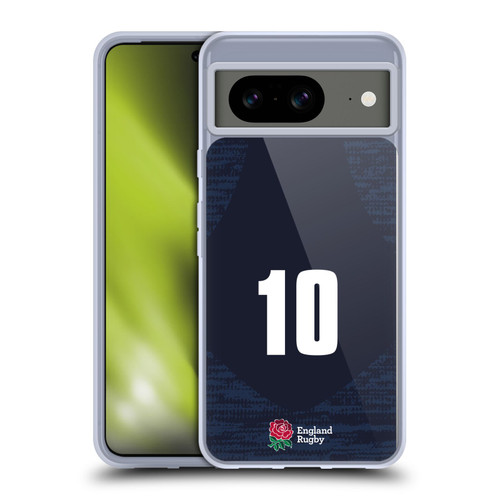 England Rugby Union 2020/21 Players Away Kit Position 10 Soft Gel Case for Google Pixel 8
