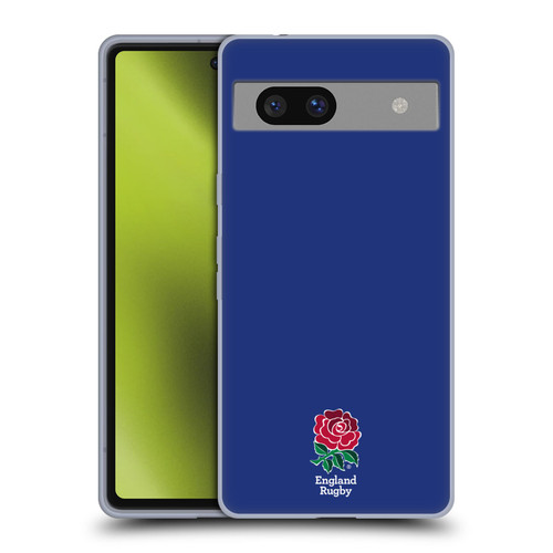 England Rugby Union 2016/17 The Rose Plain Navy Soft Gel Case for Google Pixel 7a