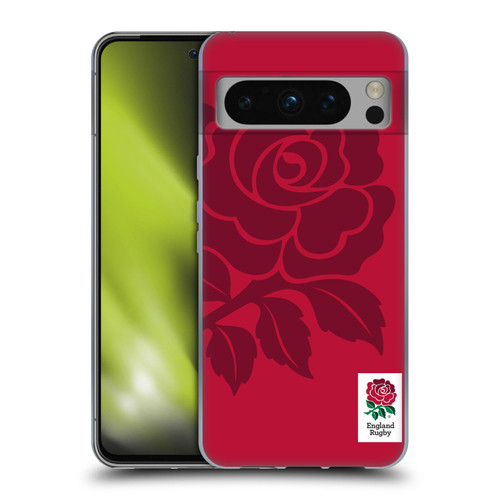 England Rugby Union 2016/17 The Rose Mono Rose Soft Gel Case for Google Pixel 8 Pro