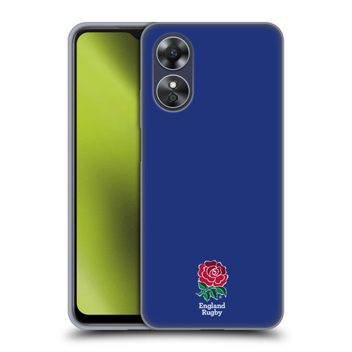 England Rugby Union 2016/17 The Rose Plain Navy Soft Gel Case for OPPO A17